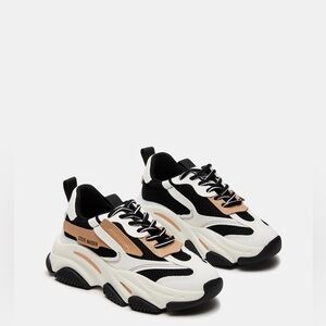 Steve Madden POSSESSION BLACK/TAN Sneakers